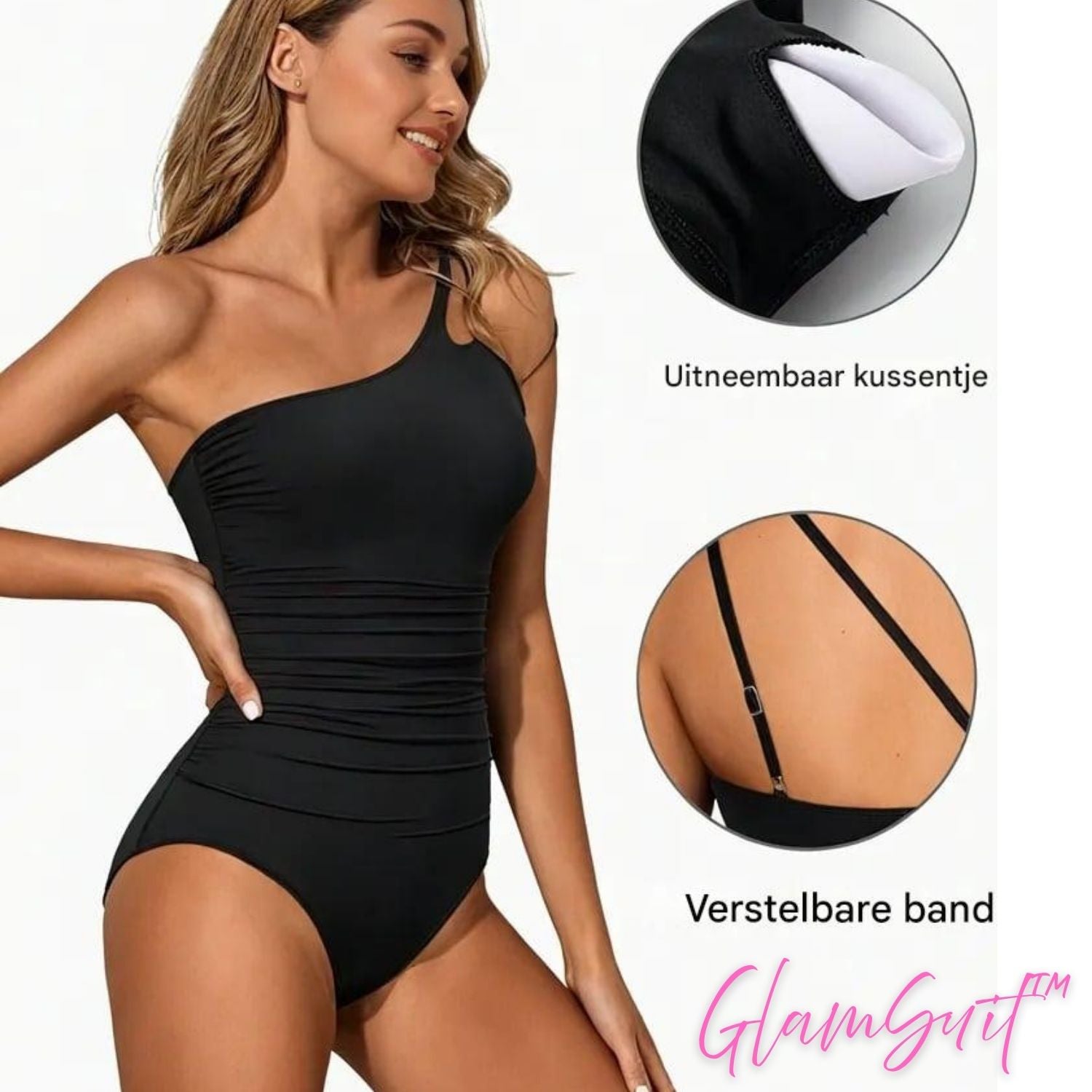 GlamSuit™ – Trendy badpak met één schouder!